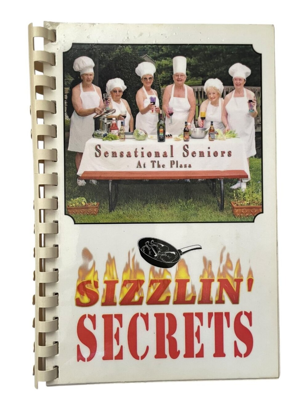 Sensational Seniors Sizzlin' Secrets Cookbook 2003 Red Hat Society Spiral Bound
